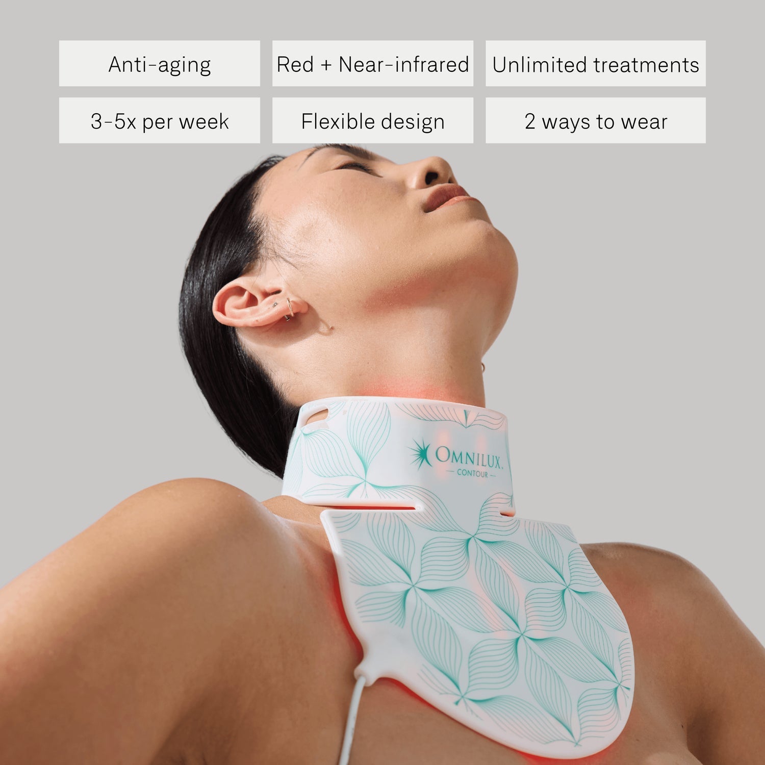 Omnilux Contour™ Neck & Décolleté LED Mask