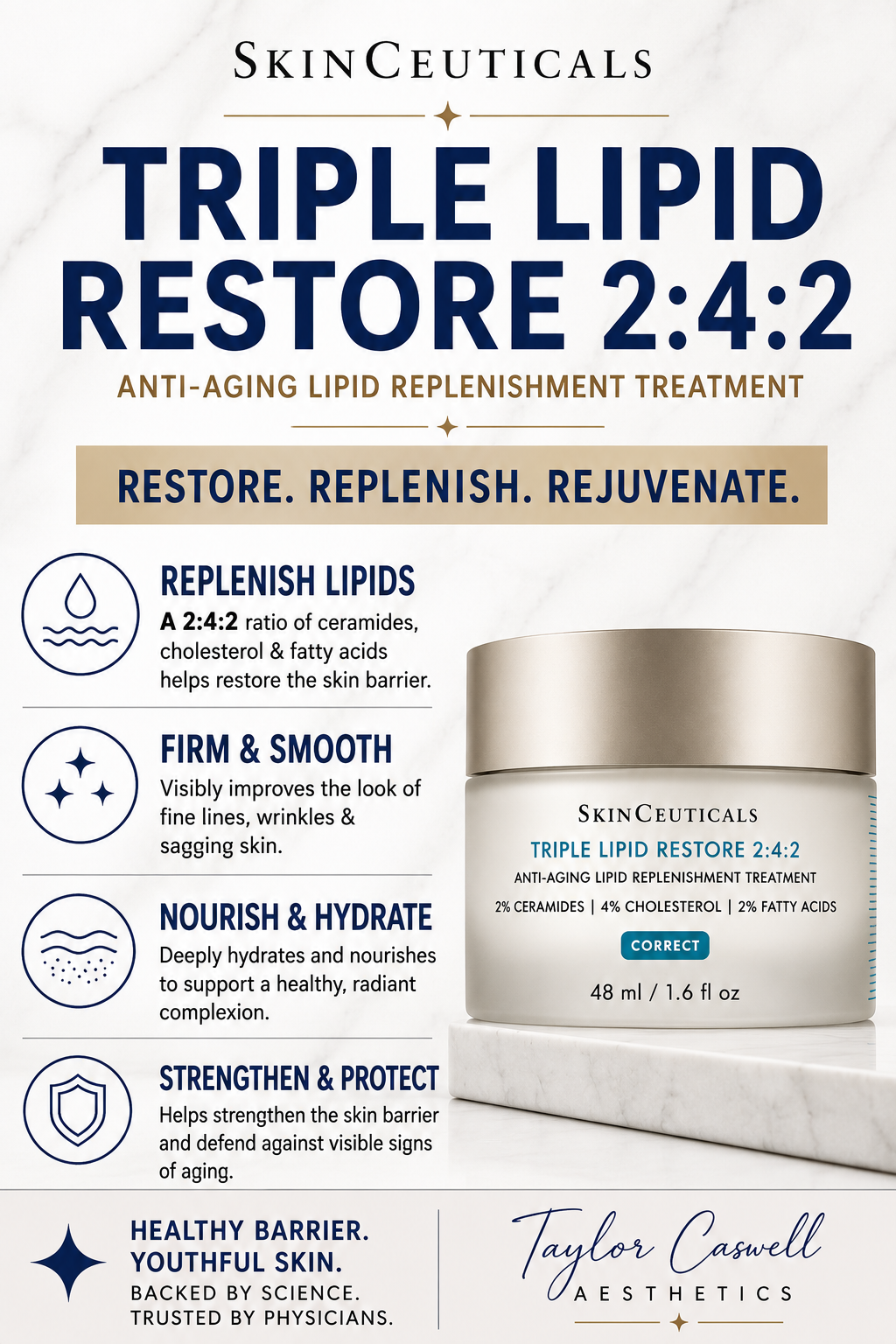SkinCeuticals Triple Lipid Restore 2:4:2 | Taylor Caswell