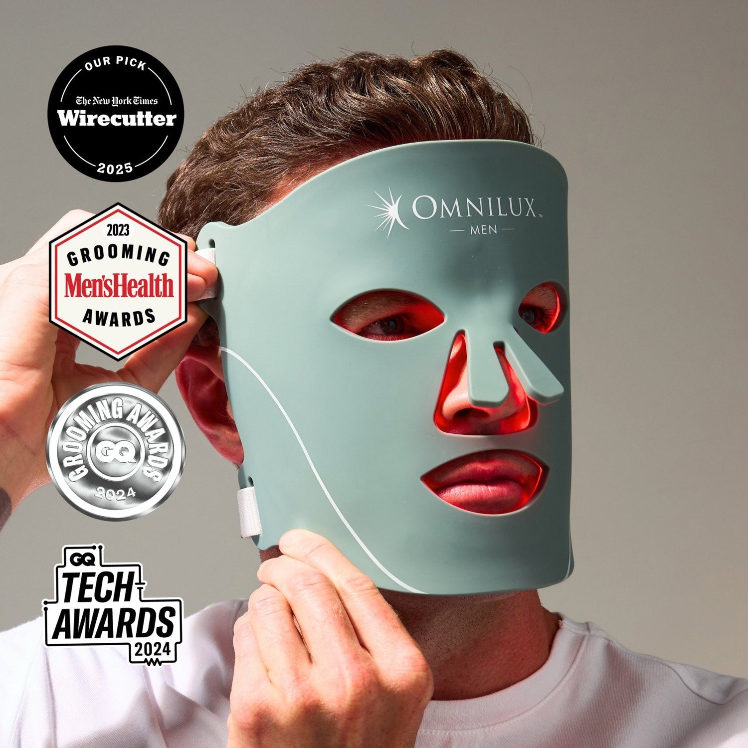 Omnilux Men™ LED Face Mask
