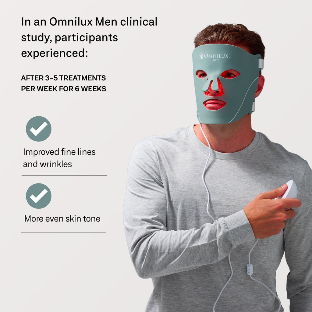 Omnilux Men™ LED Face Mask
