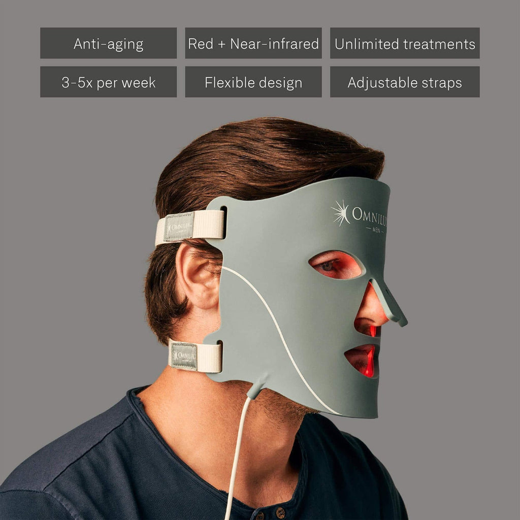 Omnilux Men™ LED Face Mask