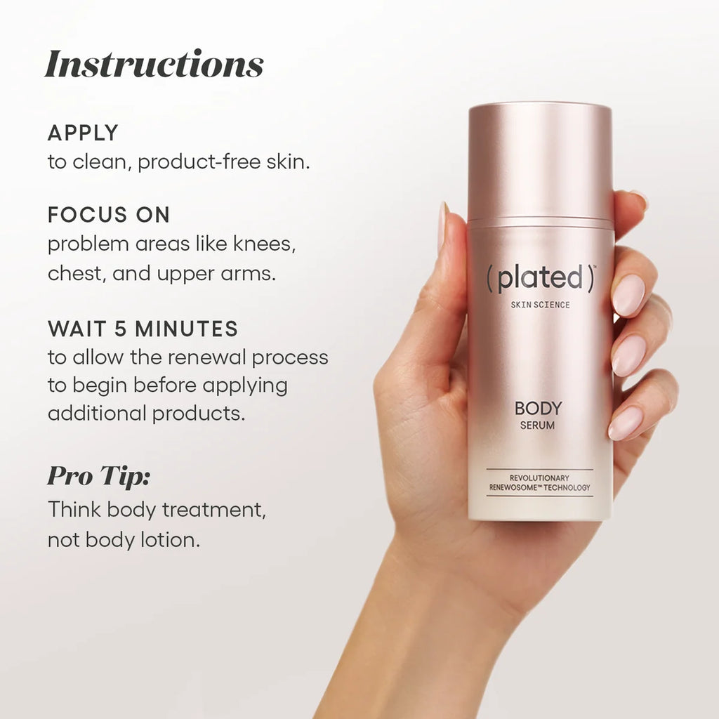 ( plated ) Skin Science BODY Serum | Exosome Body Treatment | 2.5 oz