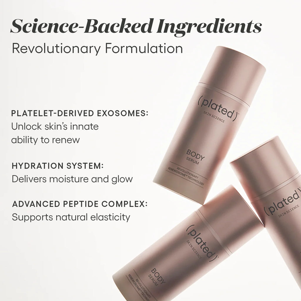 ( plated ) Skin Science BODY Serum | Exosome Body Treatment | 2.5 oz