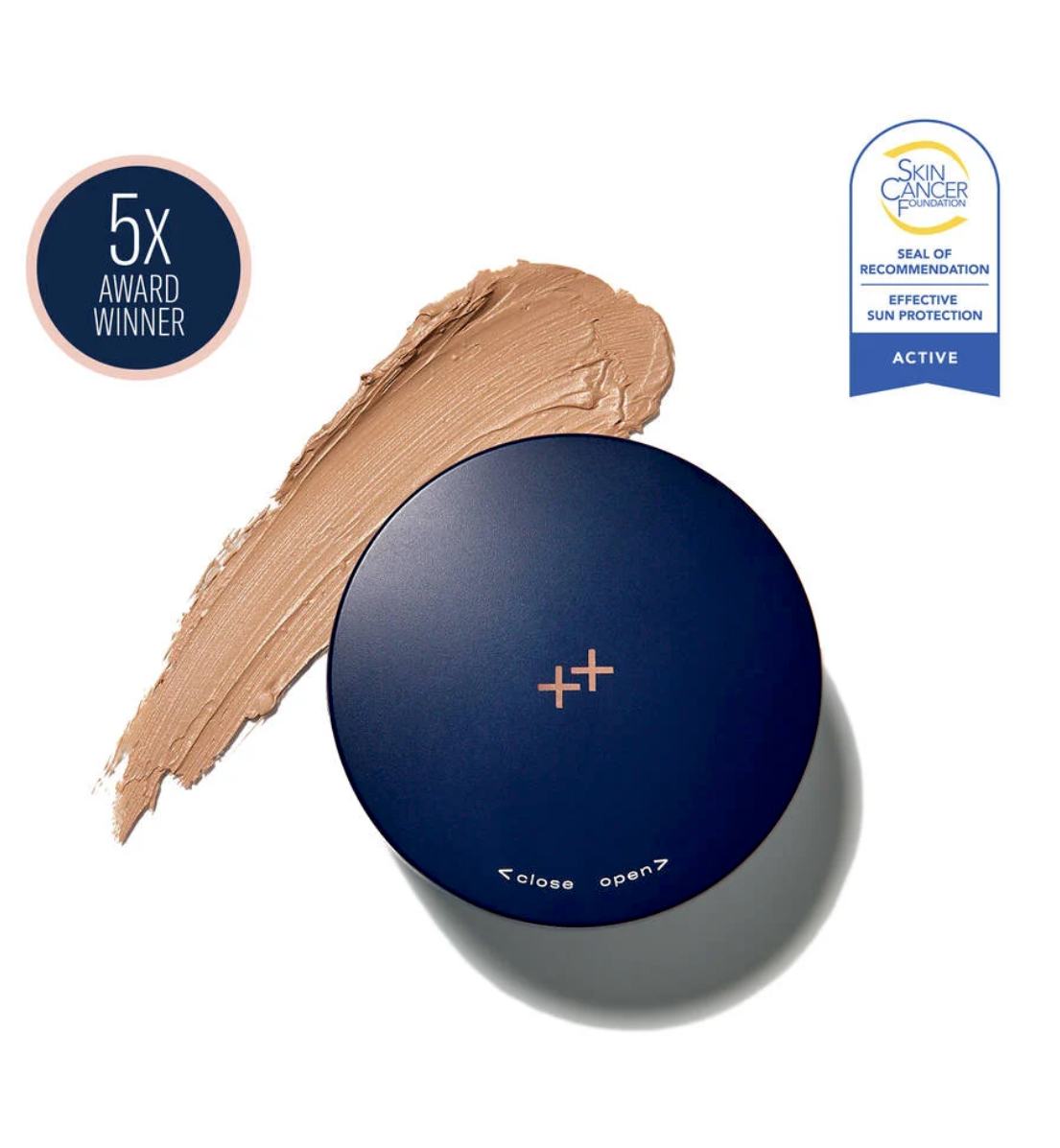 Skinbetter Science sunbetter TONE SMART SPF 68 Sunscreen Compact | Tone-Adapting Mineral Sunscreen
