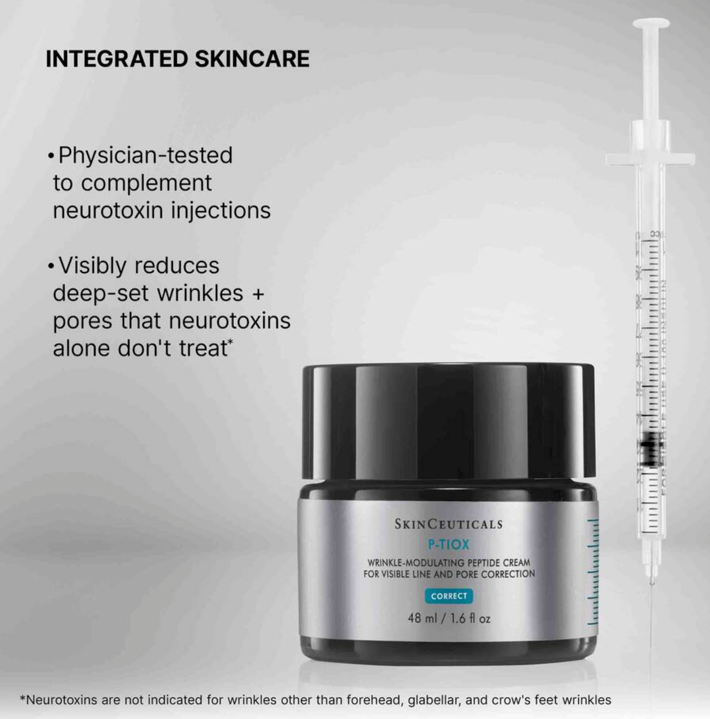 SkinCeuticals P-TIOX Cream | Peptide + Texture Refining Anti-Wrinkle Face Cream